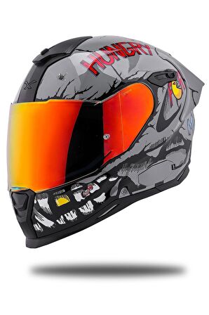 NEXX SX.100R HUNGRY MILES NARDO GRİ KASK