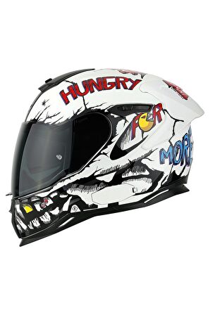 NEXX SX.100R HUNGRY MILES BEYAZ KASK