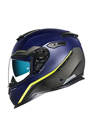 NEXX SX.100 SKYWAY MAT MAVİ-NEON SARI KASK