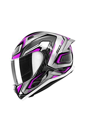 GIVI 50.9 ATOMIC LADY TITANIUM-GRİ-PEMBE KASK