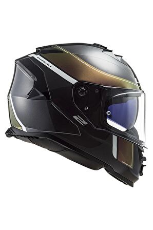 LS2 STORM 2 VELVET MAT SİYAH-GÖKKUŞAĞI KASK