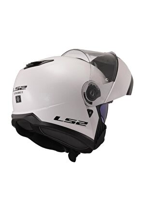LS2 STROBE 2 BEYAZ KASK