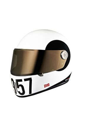 NEXX X.G100R SPUTNIK BEYAZ-SİYAH KASK