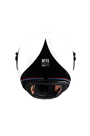 NEXX X.G100R SPUTNIK BEYAZ-SİYAH KASK