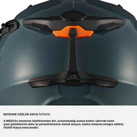 NEXX X.WED 3 KEYO MAT YEŞİL-GRİ KASK