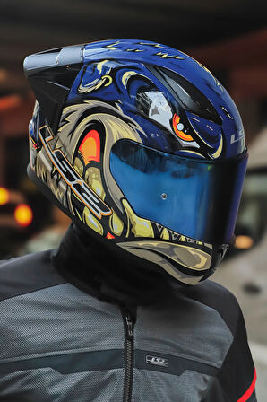 RAPID 2 RACE SPOX MAVİ-GRİ KASK