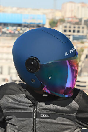 CLASSY MAT NAVY MAVİ KASK