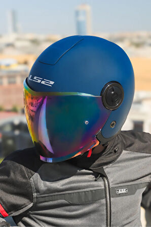 CLASSY MAT NAVY MAVİ KASK