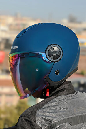 CLASSY MAT NAVY MAVİ KASK