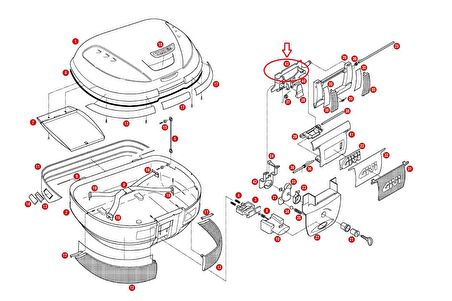 GIVI Z134 ÇANTA TABLA DÜĞMESİ MONTAJ SACI E52