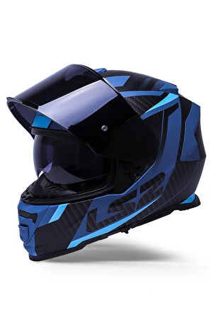 LS2 STORM 2 RACER MAT MAVİ KASK