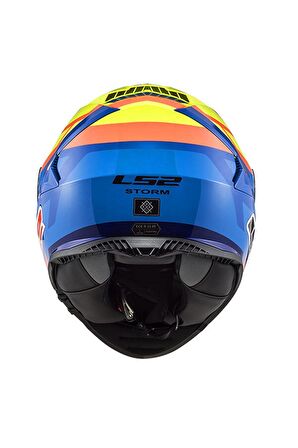 LS2 STORM 2 SALVADOR REPLICA MAVİ-NEON SARI KASK