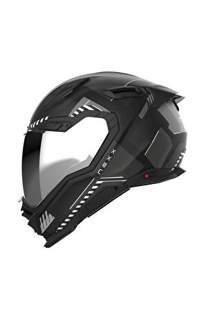 X.wst 3 Fluence Mat Siyah-gri Kask