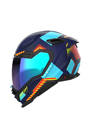 X.wst 3 Fluence Mavi-kırmızı Kask