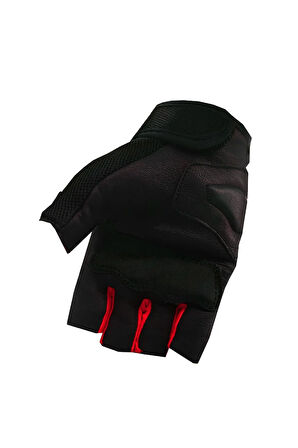 Santa 2 Yarım Eldiven Kırmızı