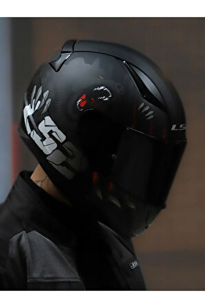 Rapid 2 Clawn Mat Siyah-gri-kırmızı Kask
