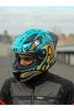 RAPID 2 RACE NEO MAVİ-MOR KASK