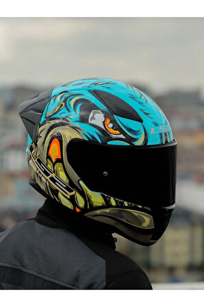 RAPID 2 RACE NEO MAVİ-MOR KASK
