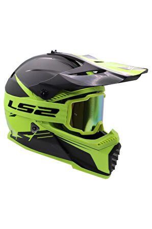 CHARGER MOTO KROSS GÖZLÜK GOGGLES (IRIDIUM CAMLI)