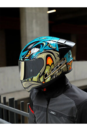 Rapıd 2 Race Neo Mavi-mor Kask