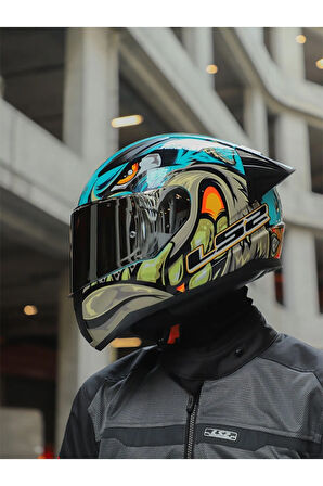 Rapıd 2 Race Neo Mavi-mor Kask