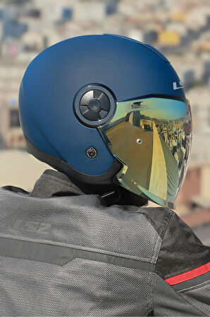 CLASSY MAT NAVY MAVİ KASK