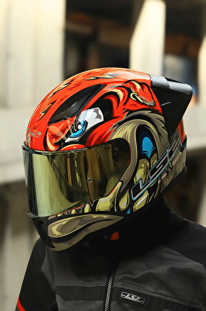 RAPID 2 RACE SPOX KIRMIZI-GRİ KASK