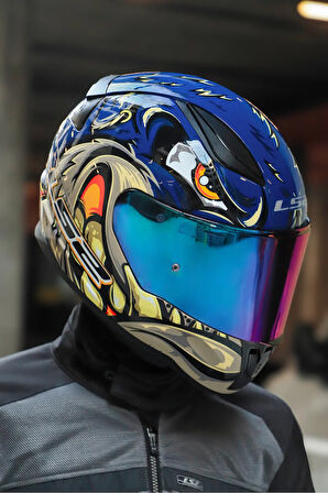 RAPID 2 SPOX MAVİ-GRİ KASK