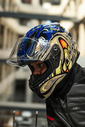 RAPID 2 SPOX MAVİ-GRİ KASK