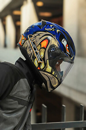 RAPID 2 SPOX MAVİ-GRİ KASK