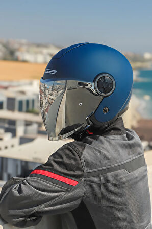 CLASSY MAT NAVY MAVİ KASK