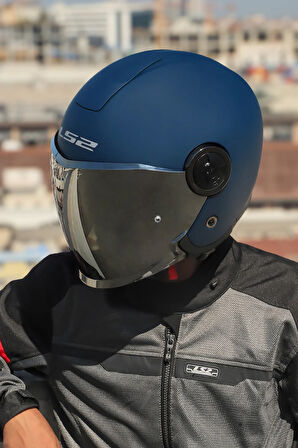 CLASSY MAT NAVY MAVİ KASK