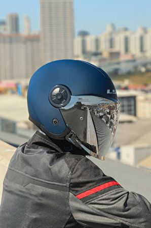 CLASSY MAT NAVY MAVİ KASK