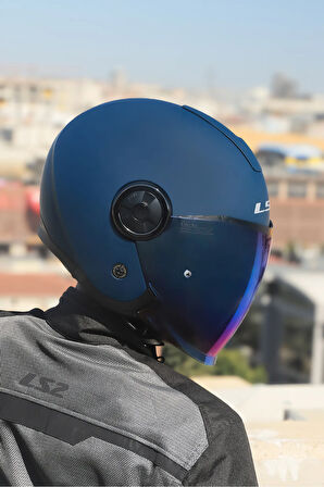 CLASSY MAT NAVY MAVİ KASK