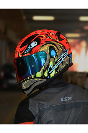 RAPID 2 SPOX KIRMIZI-GRİ KASK