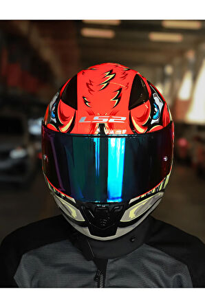 RAPID 2 SPOX KIRMIZI-GRİ KASK