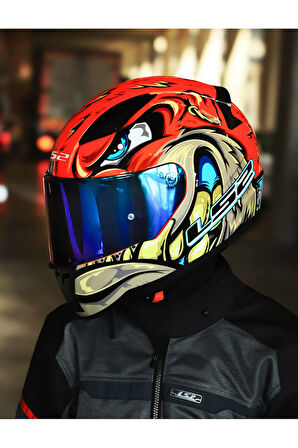 RAPID 2 SPOX KIRMIZI-GRİ KASK