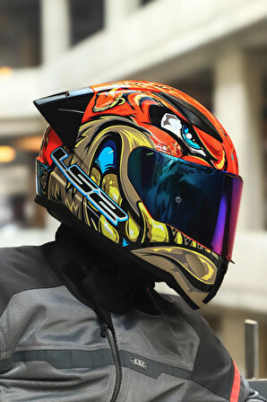 RAPID 2 RACE SPOX KIRMIZI-GRİ KASK