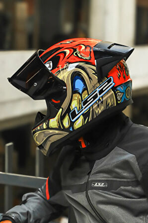 RAPID 2 RACE SPOX MAVİ-GRİ KASK