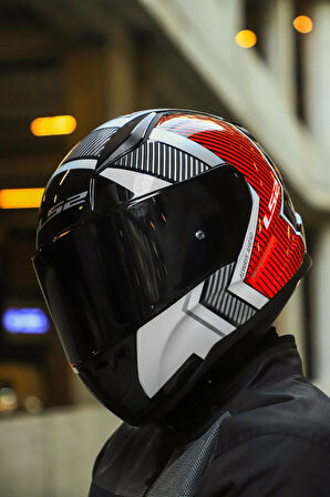 RAPID 2 EXTRA BEYAZ KIRMIZI KASK