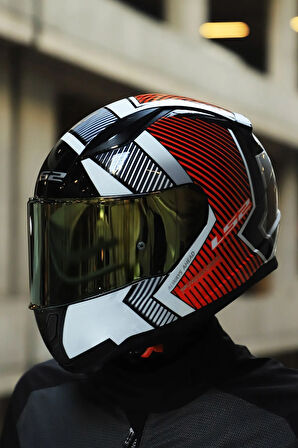 RAPID 2 EXTRA BEYAZ-KIRMIZI KASK