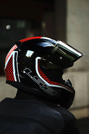 RAPID 2 EXTRA BEYAZ-KIRMIZI KASK