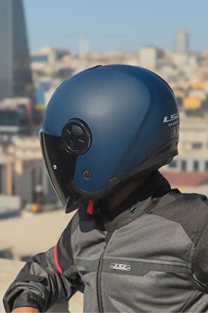 CLASSY MAT NAVY MAVİ KASK