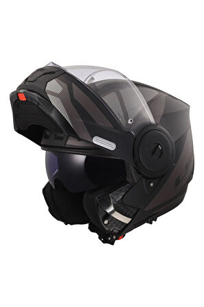 SCOPE 2 AXIS MAT SİYAH-TITANIUM KASK