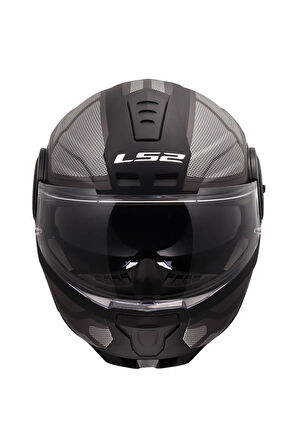 SCOPE 2 AXIS MAT SİYAH-TITANIUM KASK