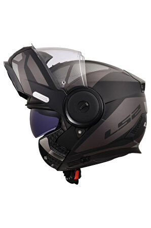 SCOPE 2 AXIS MAT SİYAH-TITANIUM KASK
