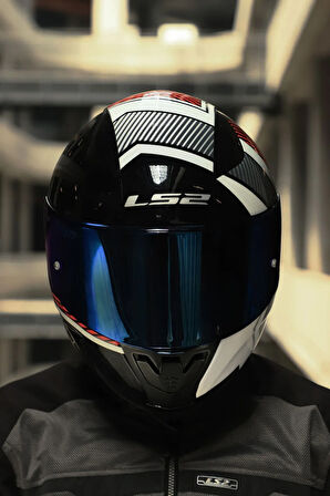 RAPID 2 Race EXTRA BEYAZ-KIRMIZI KASK