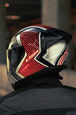 RAPID 2 Race EXTRA BEYAZ-KIRMIZI KASK