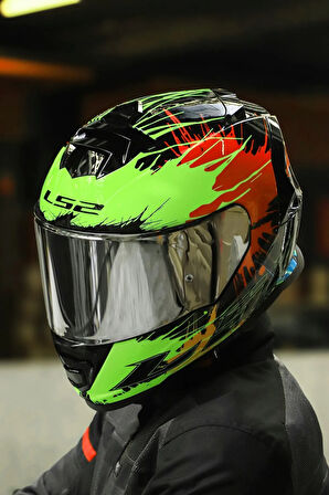STORM 2 DROP SİYAH-SARI-KIRMIZI KASK