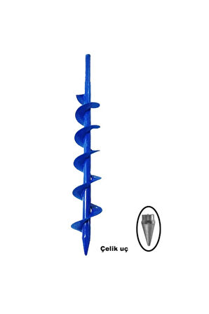 Motorlu Toprak Burgu Aparatı 15x80cm